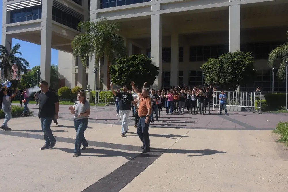 estatales manifestación