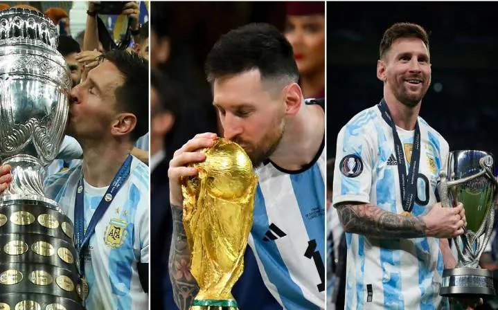 Messi y las copas