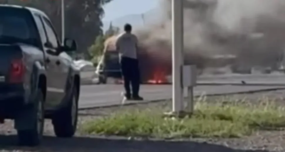 Auto incendio