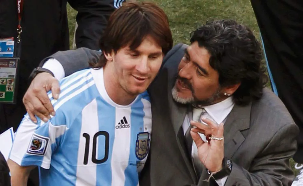 maradona y messi2