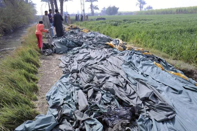 Globo aerostático caído