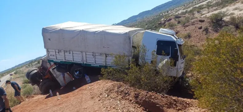 Vuelco de camión