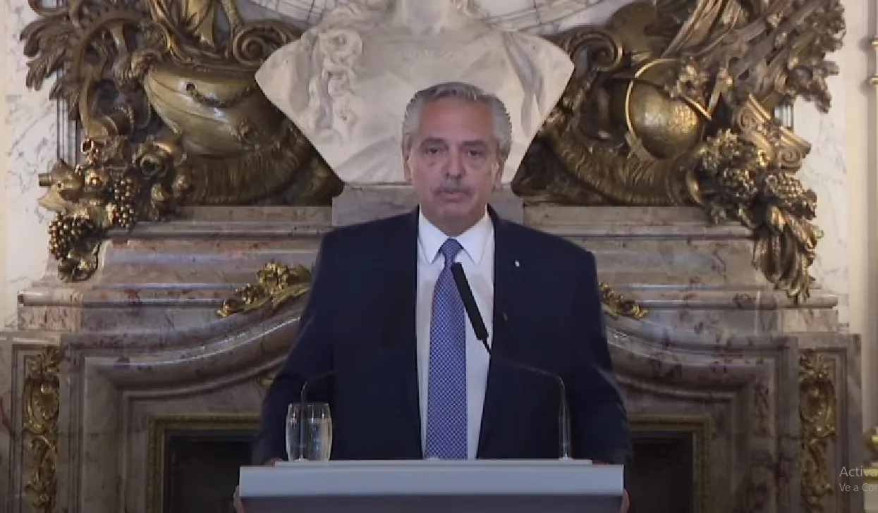 ALBERTO FERNÁNDEZ EN CADENA NACIONAL 343