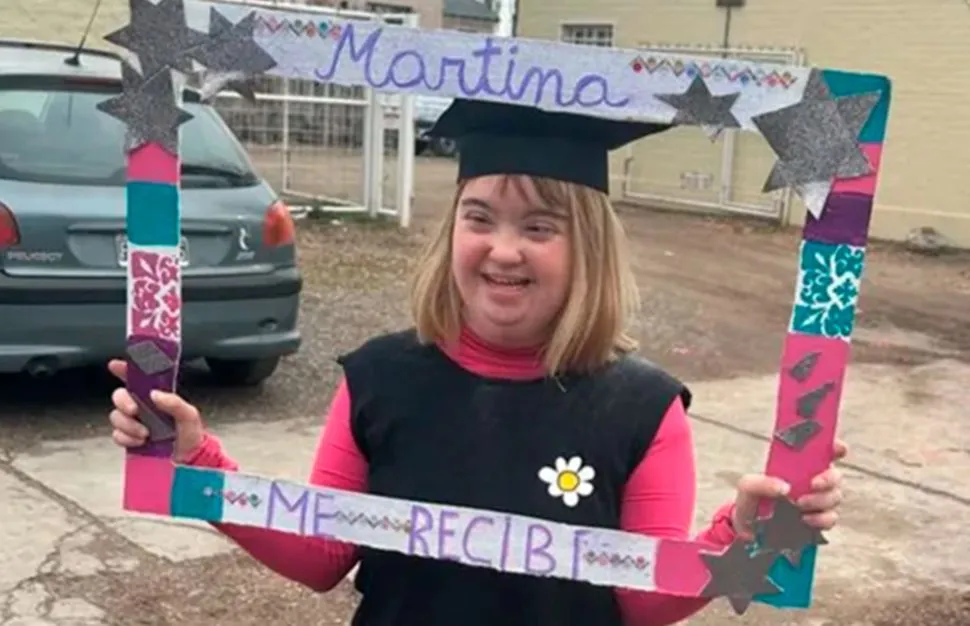 Martina recibida recibió