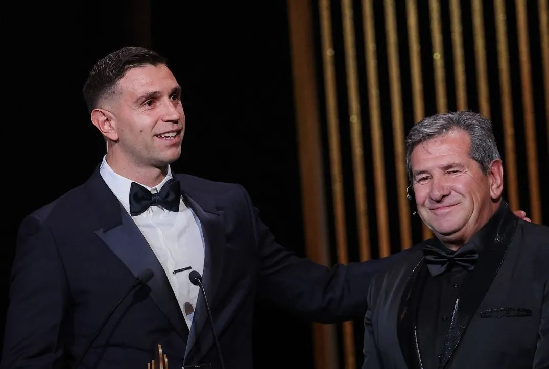 dibu martínez padre balón de oro