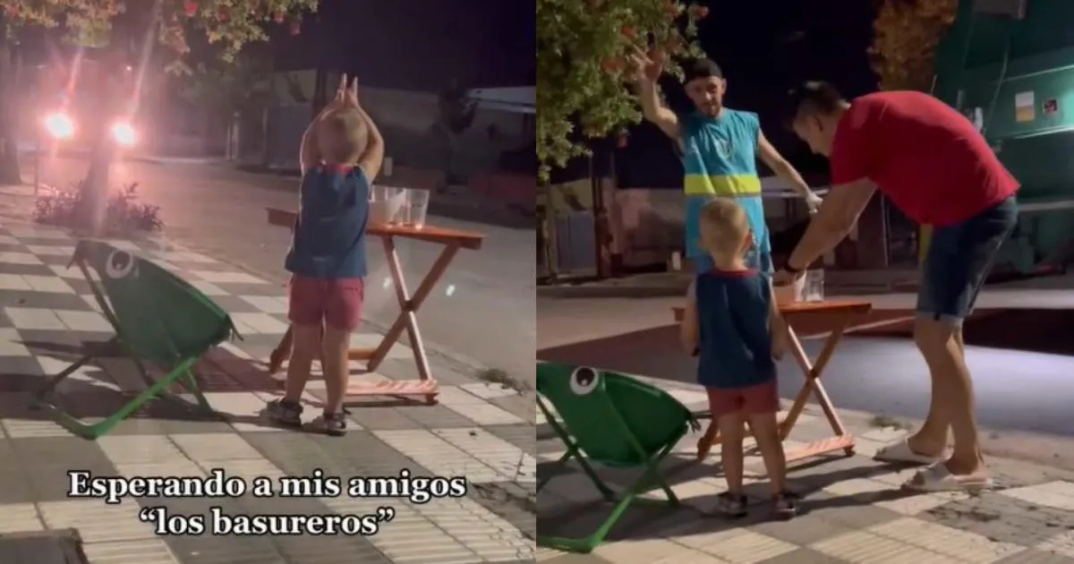 recolector de basura nene-