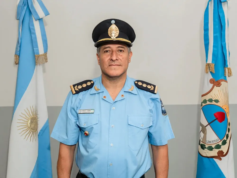 Comisario General Rubén Castro, jefe de Bomberos.