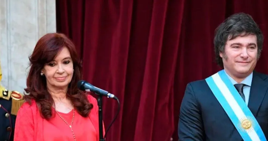 Cristina Kirchner y Javier Milei