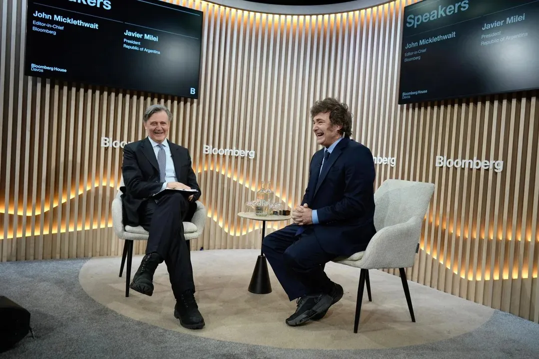 milei en bloomberg