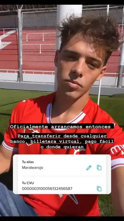 SANTI MARATEA. Dio a conocer el alias para donar (Foto: Redes)