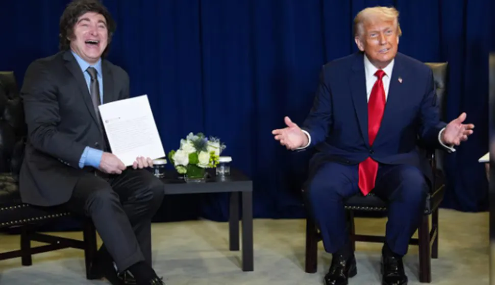 Javier Milei y Donald Trump