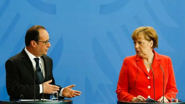 Hollande y Merkel