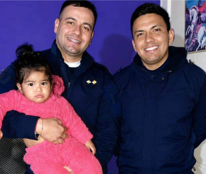 policía bebé Caucete