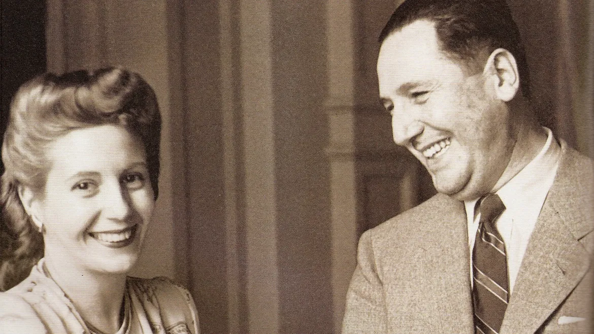 Juan Perón y Eva Duarte
