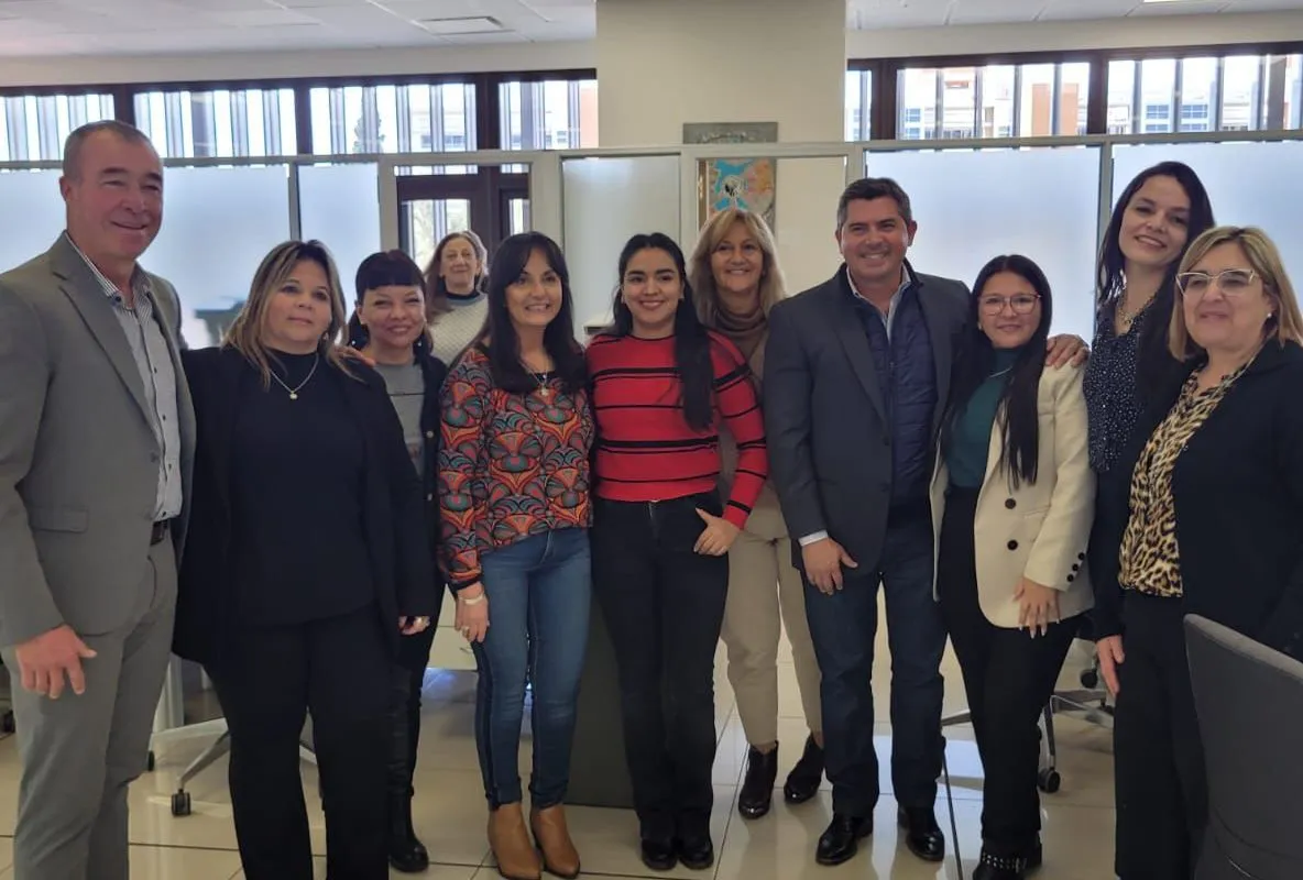 Marcelo Orrego y Fabián Martín en la Legislatura