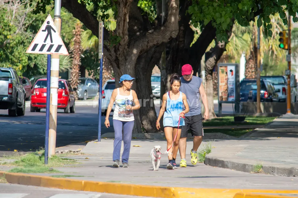 Calor parque de mayo