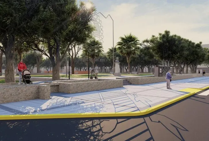 plaza aberastain boceto