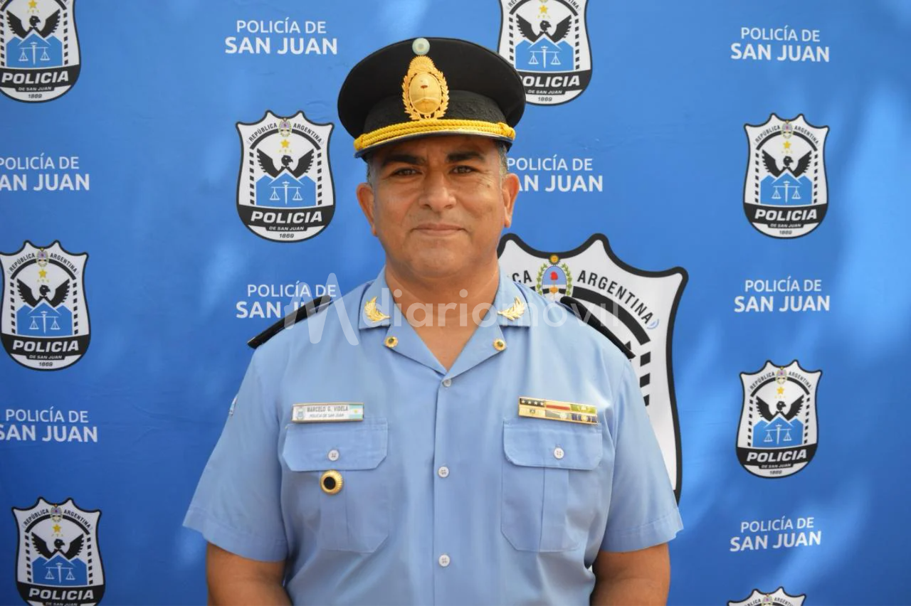 germán videla subjefe de la Policía de San Juan