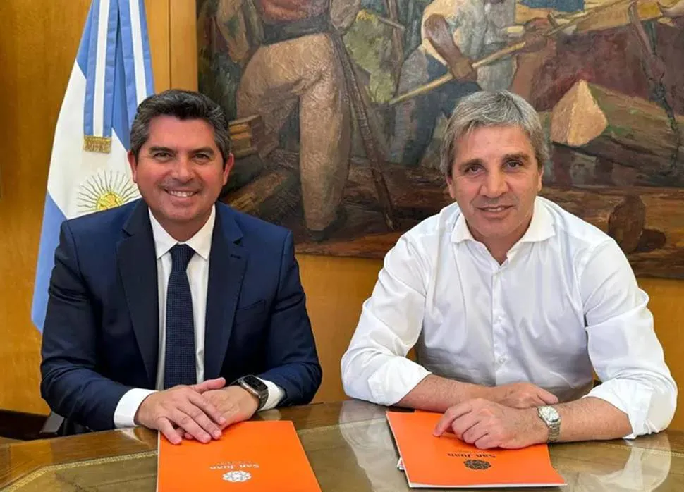 Marcelo Orrego y Luis Caputo