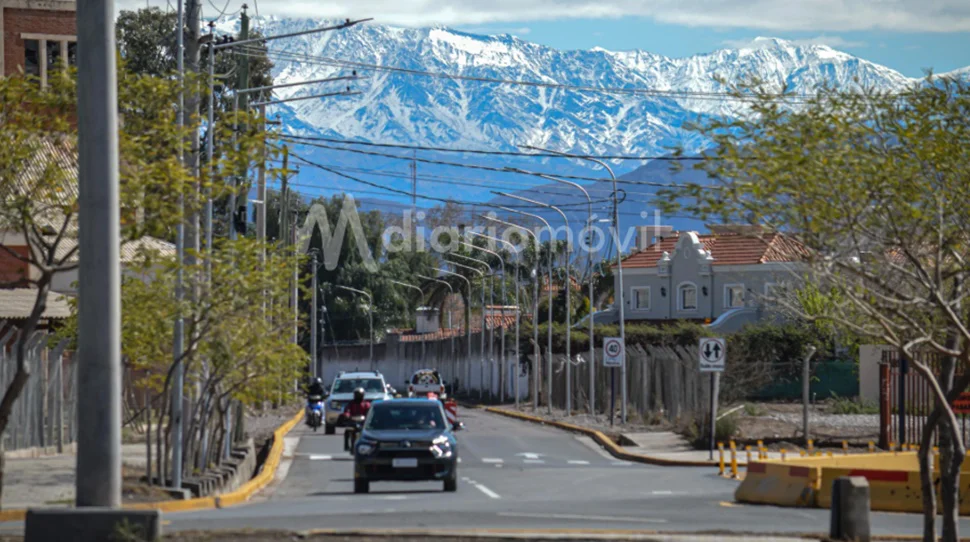 Soleado agradable San Juan cordillera