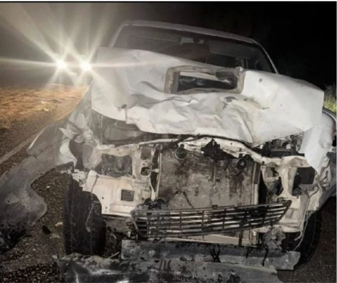 Camioneta accidente