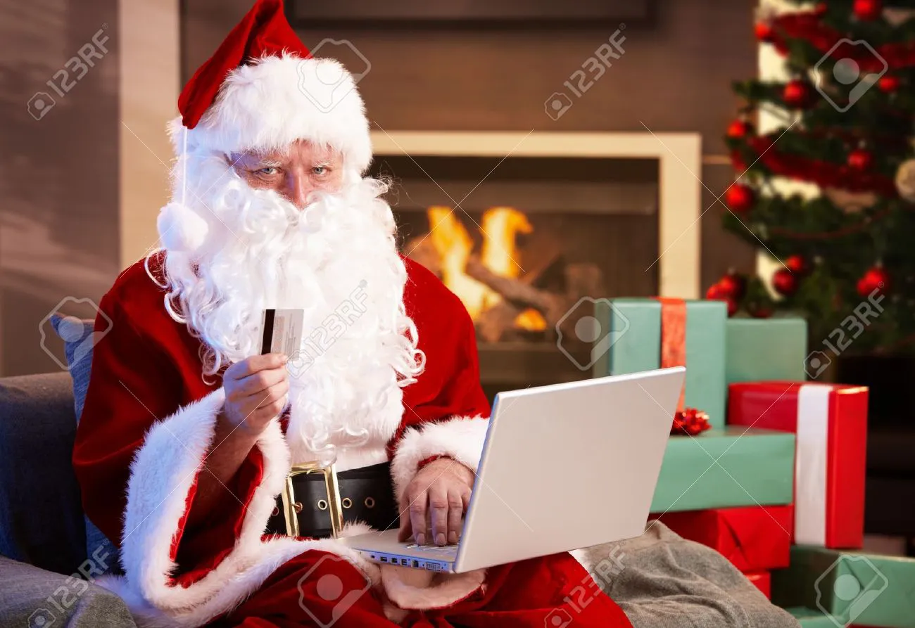 Papa Noel-Tarjeta