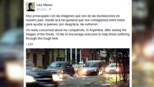 Messi Facebook