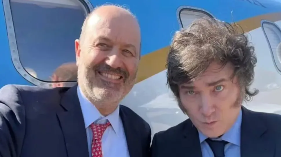 Federico Sturzenegger y Javier Milei