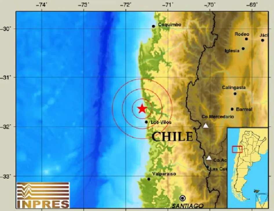 sismo Oceano Pacífico