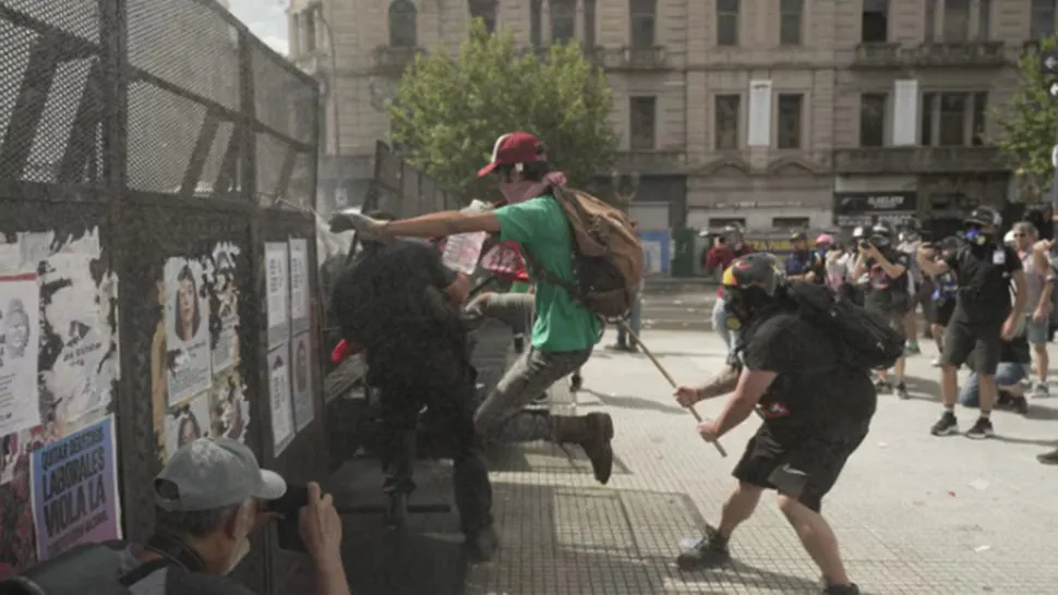 Manifestación incidentes en el Congreso