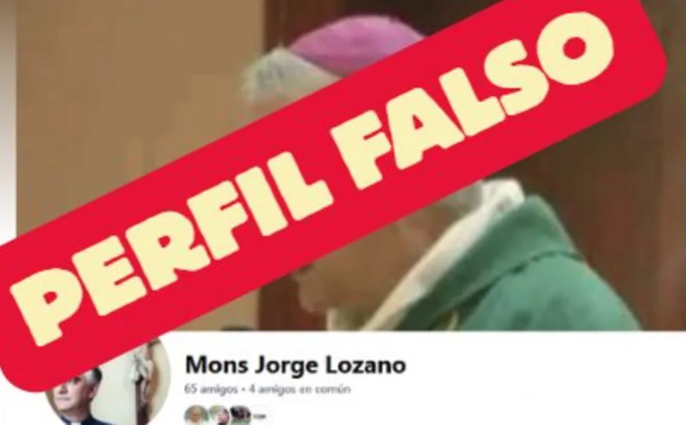 Perfil falso arzobispado