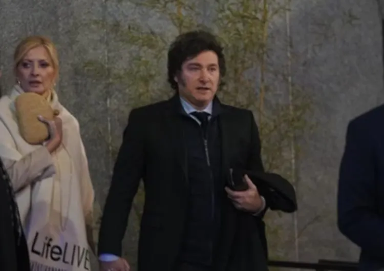 Javier Milei y Yuyito González