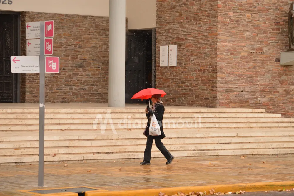 Frio lluvia nublado