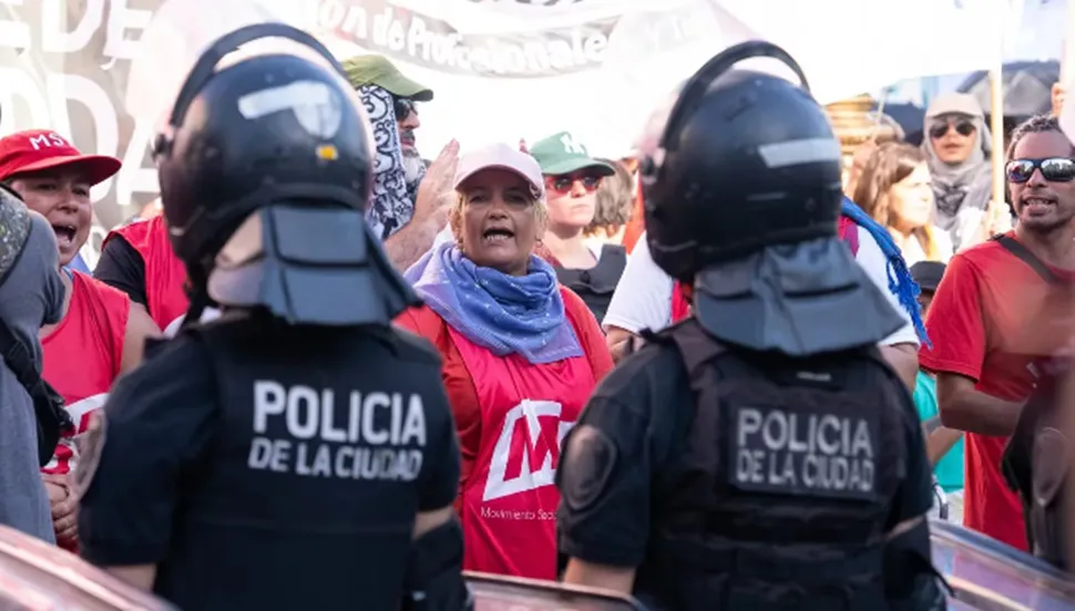 Manifestación MST Congreso
