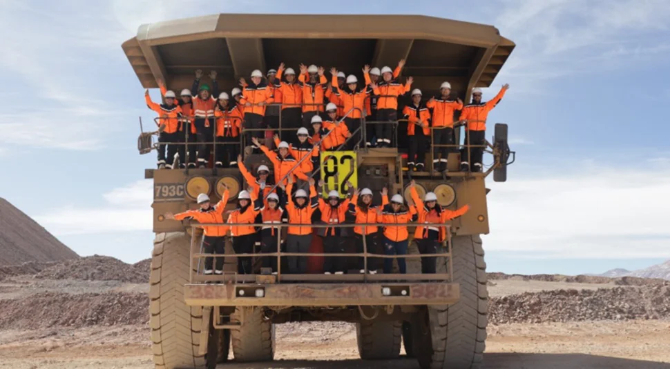 Veladero mujeres mineras