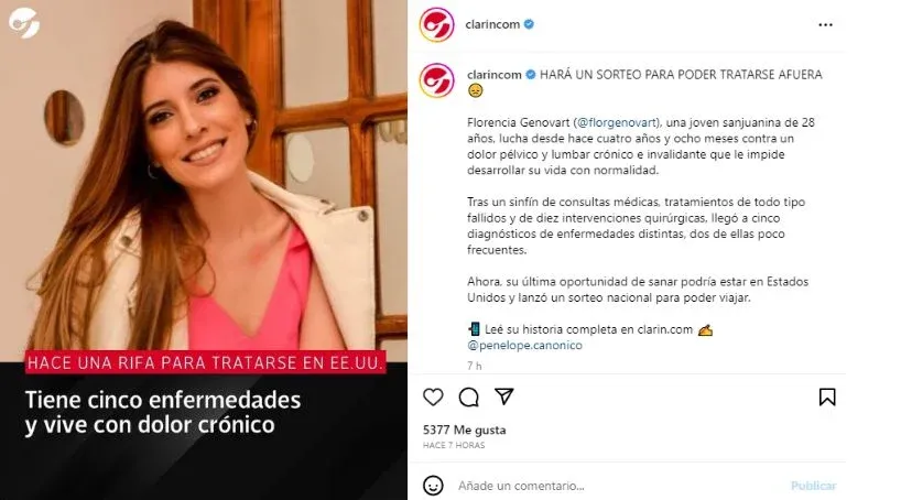 florencia enfermedad