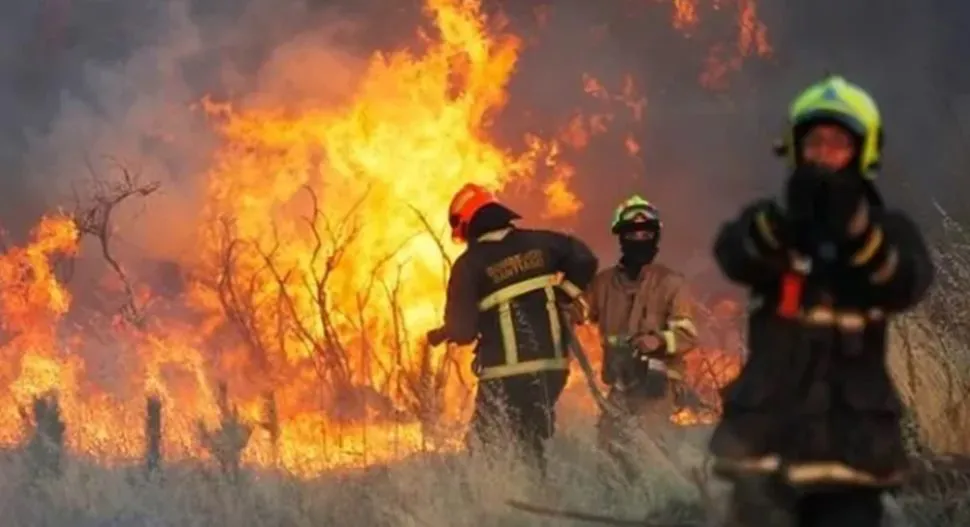 Bomberos incendio