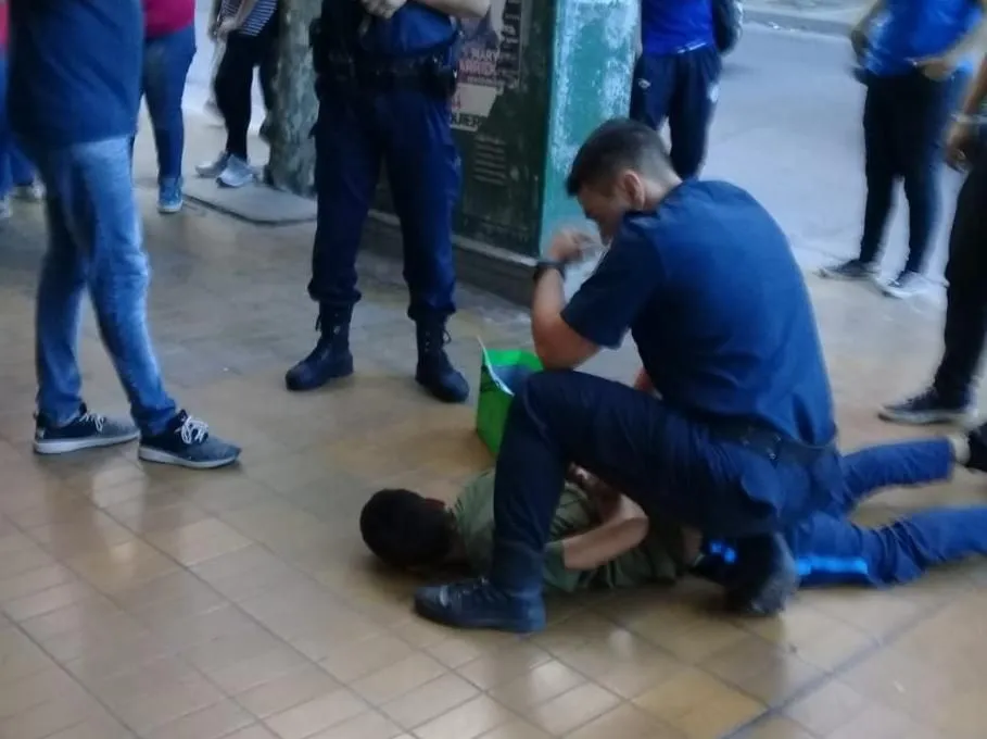ladrón en el centro