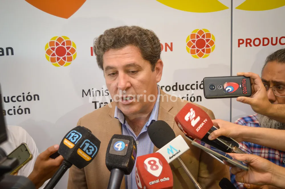 Gustavo Fernández, ministro de Producción.